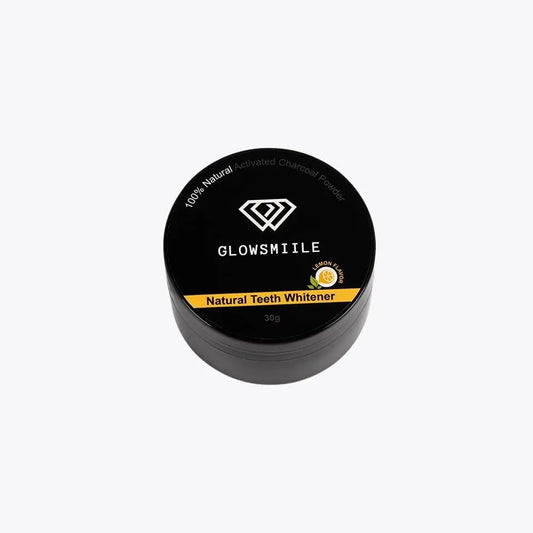 Aufhellendes Aktivkohlepulver mit Zitronengeschmack